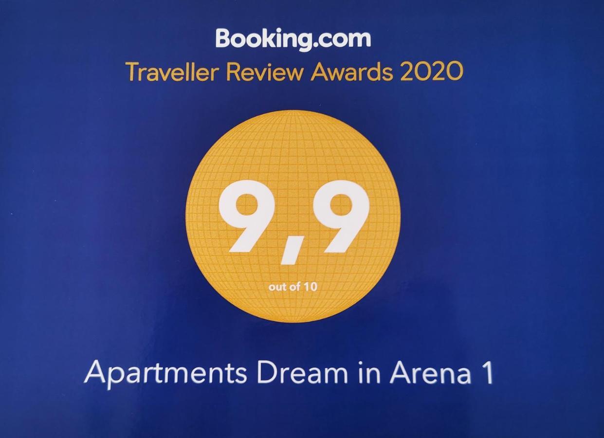 Apartments Dream In Arena 1 Pula Center Free Parking Exterior foto